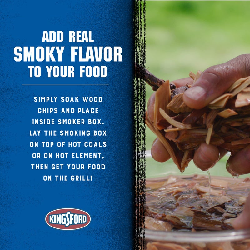 Kingsford Stainless Steel Smoker Box for Grill | Smoking Box for All Grills | Heavy Duty BBQ Accessories | Easy Way to Turn Any Grill Into A BBQ Smoker - Image 3